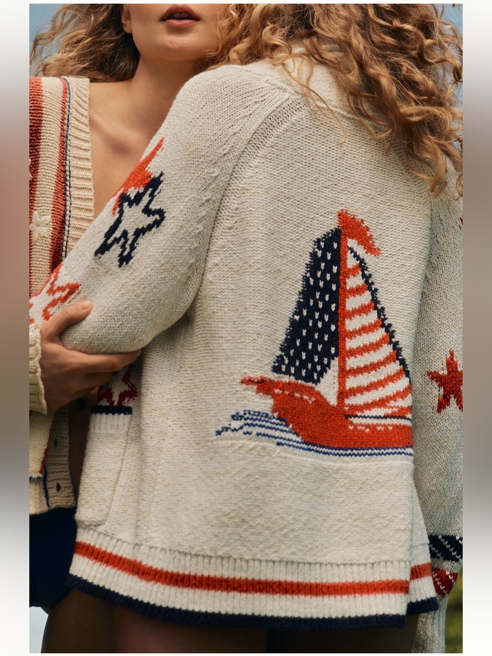 NWT Maeve Sailboat Cardigan